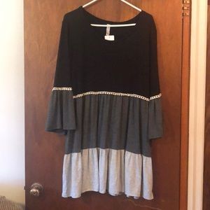 Celeste 3x color block tunic